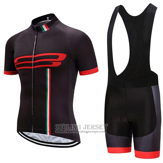 2020 Cycling Jersey Giro D'italy Black Red Short Sleeve And Bib Short